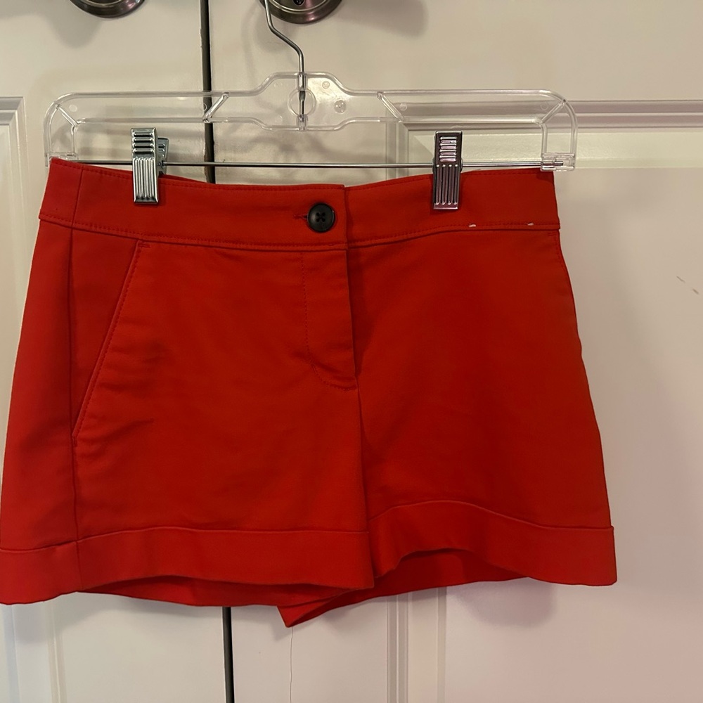 Express High Waist Red Women's Shorts